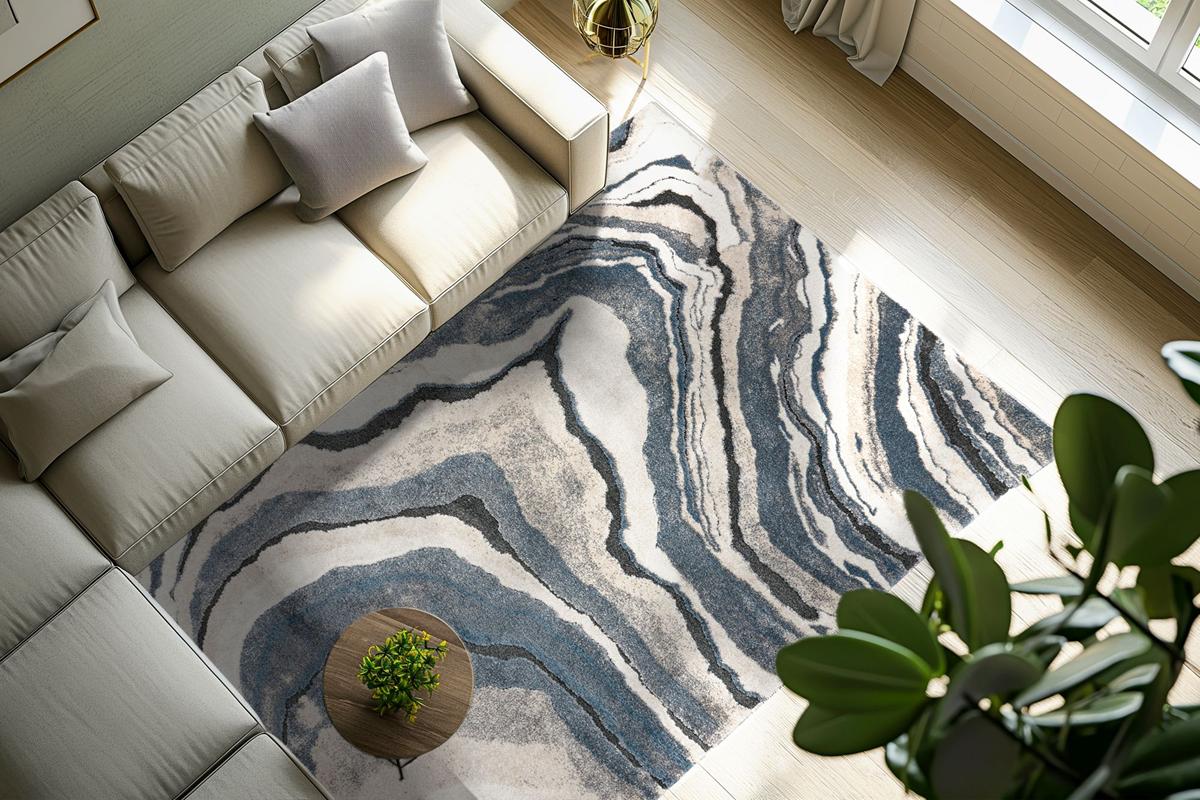 Dywan Bologna 461 niebieski 160 x 230 - obrazek 5