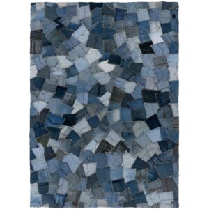 Dywan Denim Pocket 465 niebieski 80 x 150