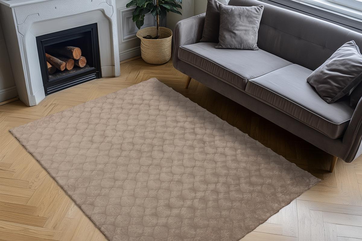 Dywan Diamond Cut 800 beżowy 160 x 230 - obrazek 5