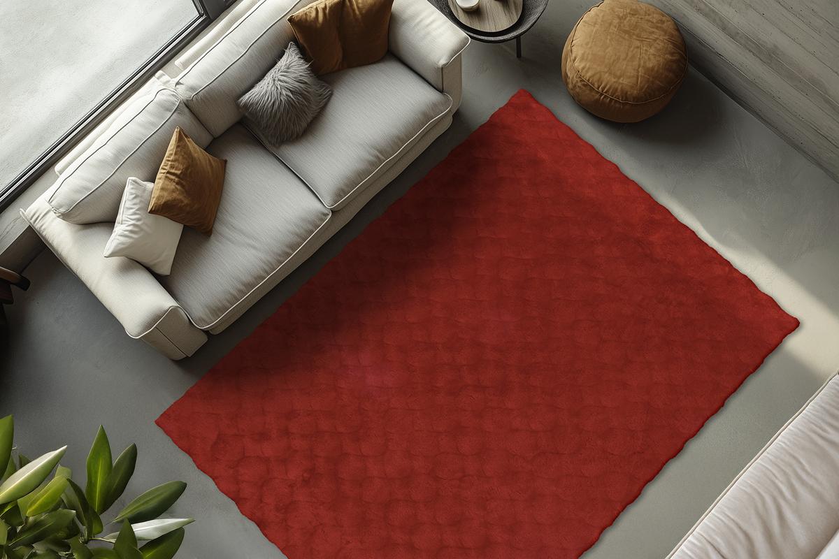 Dywan Diamond Cut 800 czerwony 80 x 150 - obrazek 6