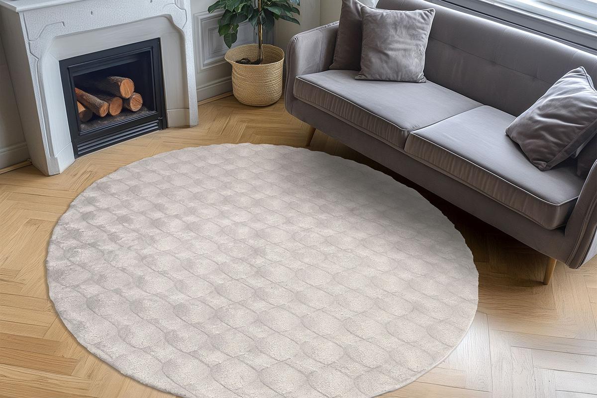 Dywan Diamond Cut 800 szary 200 x 200 - obrazek 5