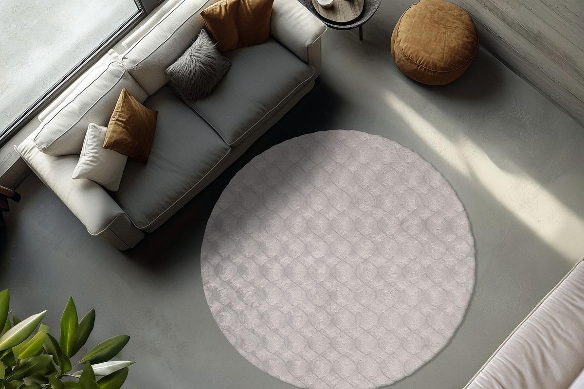 Dywan Diamond Cut 800 szary 200 x 200 - obrazek 6