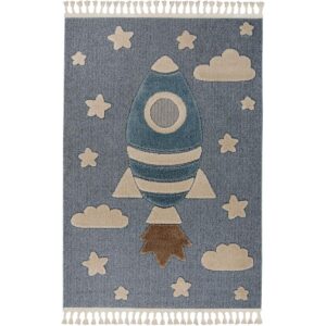 Dywan Fano 391 niebieski 120 x 170