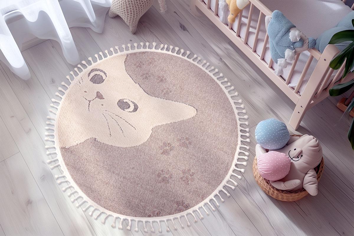 Dywan Fano 396 beżowy 133 x 133 - obrazek 4