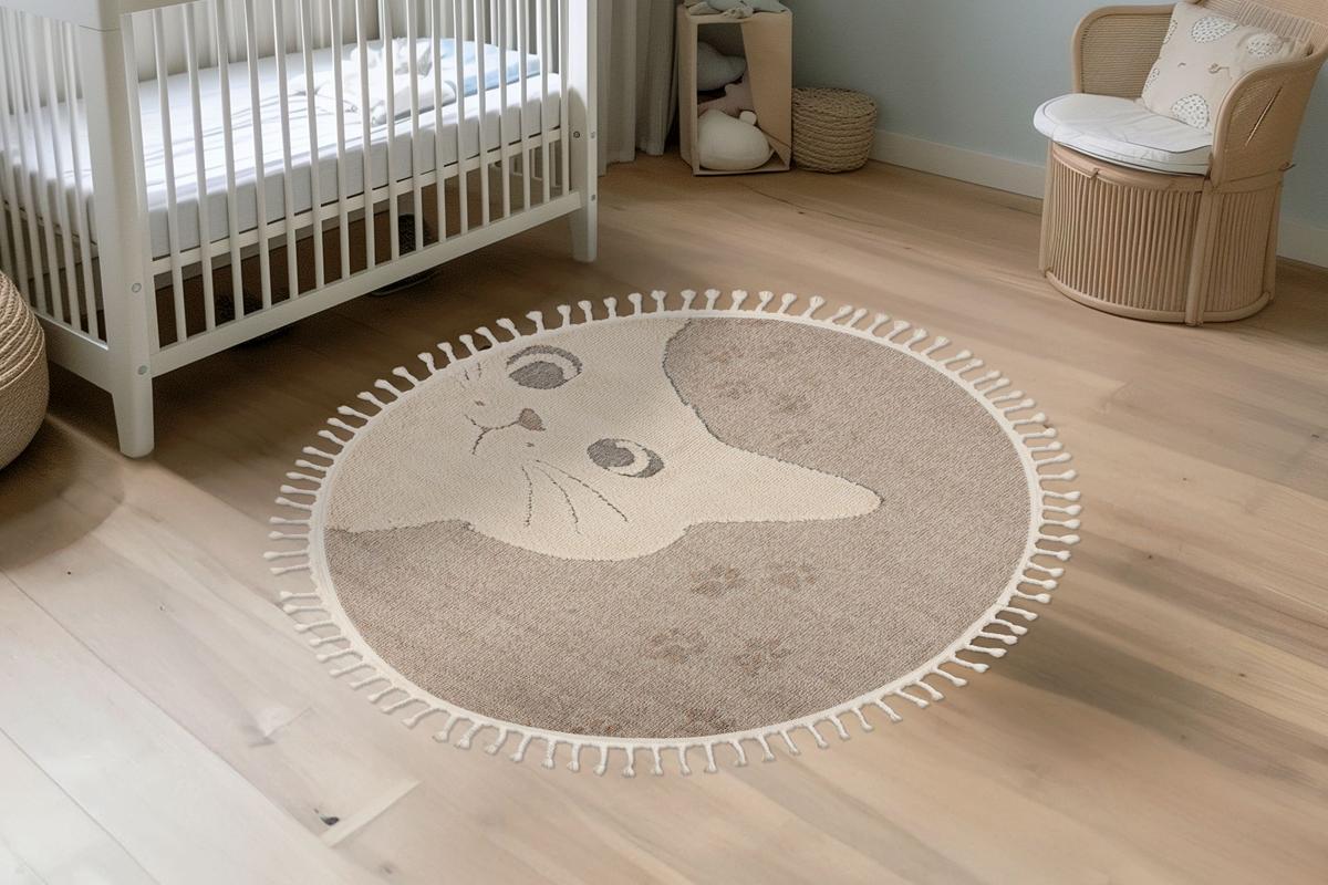 Dywan Fano 396 beżowy 133 x 133 - obrazek 5