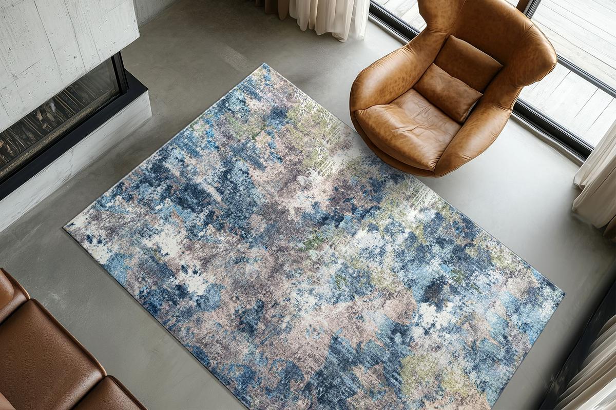 Dywan Posh 301 niebieski 160 x 230 - obrazek 8