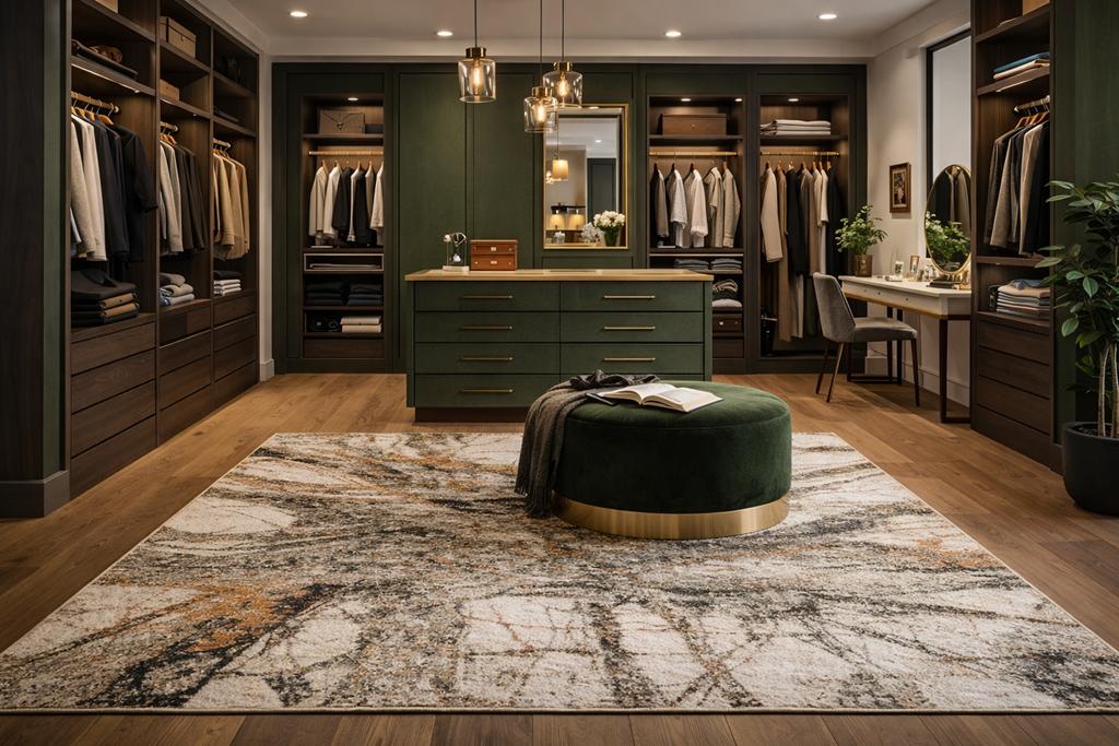 Marka Dywany Obsession - dywan w garderobie