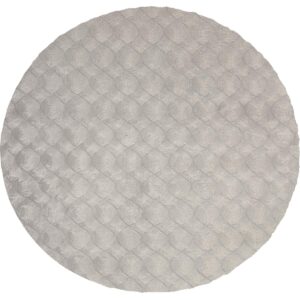 Dywan Diamond Cut 800 Szary Okrągły